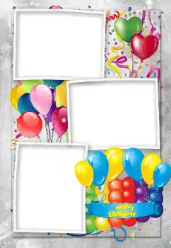 Foto-effetti della categoria Festa di Compleanno № 169335. Scrittura sulla cornice: Buon Compleanno!