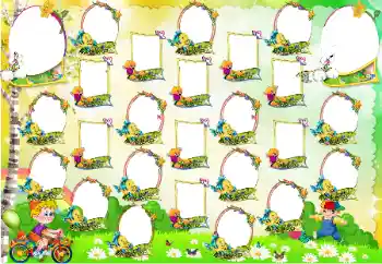 Scrittura sulla cornice: Scuola materna!