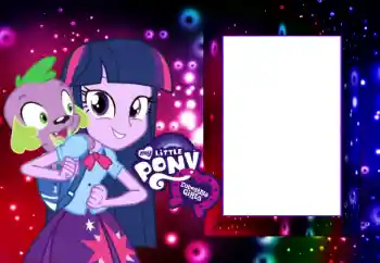 Scrittura sulla cornice: My little pony