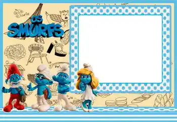 Scrittura sulla cornice: Smurfs