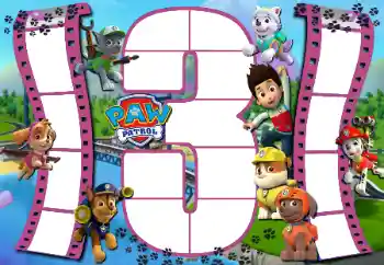 Scrittura sulla cornice: PAW Patrol