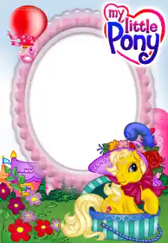 Scrittura sulla cornice: My little Pony