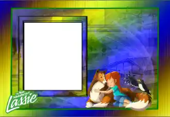 Scrittura sulla cornice: The New Advantures of Lassie Scrittura sulla cornice: The New Advantures of Lassie
