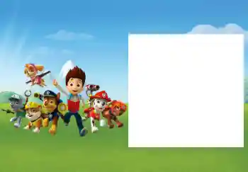 Scrittura sulla cornice: PAW Patrol Scrittura sulla cornice: PAW Patrol