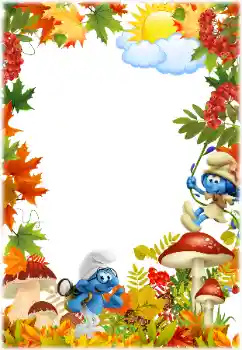 Scrittura sulla cornice: Smurfs Scrittura sulla cornice: Smurfs