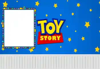 Scrittura sulla cornice: Toy story Scrittura sulla cornice: Toy story