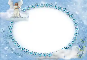 Scrittura sulla cornice: Mio angelo