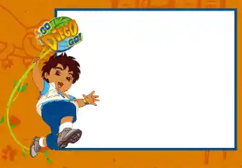 Scrittura sulla cornice: Go. Diego. Go. Scrittura sulla cornice: Go. Diego. Go.