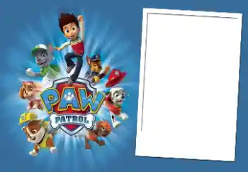 Scrittura sulla cornice: PAW Patrol Scrittura sulla cornice: PAW Patrol