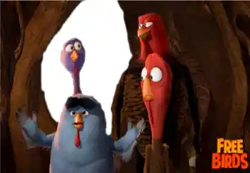 Scrittura sulla cornice: Free Birds Scrittura sulla cornice: Free Birds