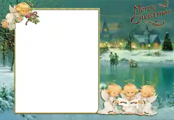 Foto-effetti della categoria Feste per bambini № 146579. Scrittura sulla cornice: Buon Natale