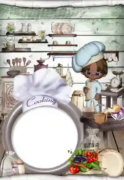 Foto-effetti della categoria Sapere e saper fare tutto № 13928. Scrittura sulla cornice: Cooking