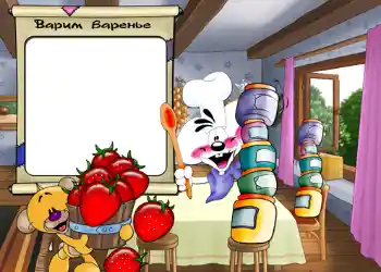 Foto-effetti della categoria Sapere e saper fare tutto № 403. Scrittura sulla cornice: Варим варенье.