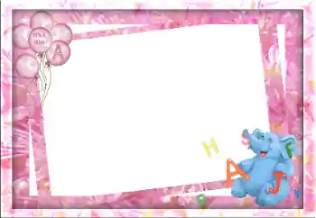 Foto-effetti della categoria Sapere e saper fare tutto № 89336. Scrittura sulla cornice: It's a girl