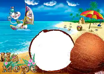 Scrittura sulla cornice: Al mare