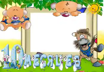 Scrittura sulla cornice: 10 MESE