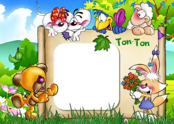 Scrittura sulla cornice: Топ-топ.