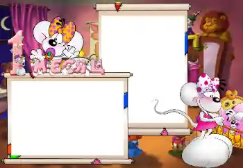 Scrittura sulla cornice: 1 MESE Scrittura sulla cornice: 1 MESE