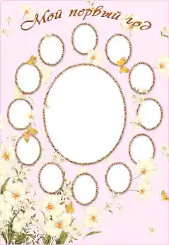 Scrittura sulla cornice: 1 anno Scrittura sulla cornice: 1 anno