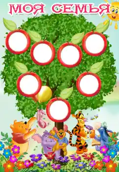 Scrittura sulla cornice: La mia famiglia Scrittura sulla cornice: La mia famiglia