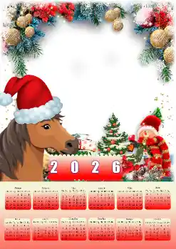 Foto-effetti della categoria Calendari № 206218. Scrittura sulla cornice: 2026