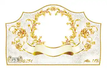 Scrittura sulla cornice: Spumante