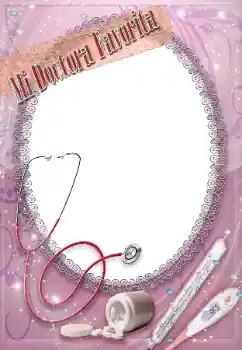 Scrittura sulla cornice: Mi doctora favorita