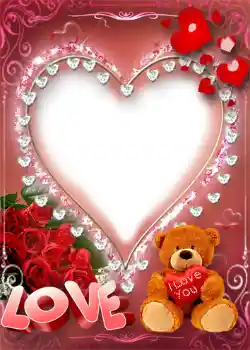 Scrittura sulla cornice: I love you! Scrittura sulla cornice: I love you!