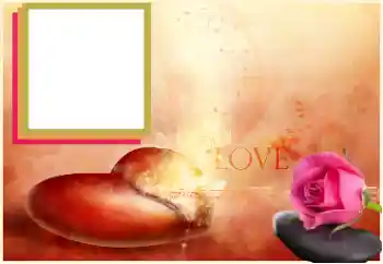 Scrittura sulla cornice: Love Scrittura sulla cornice: Love