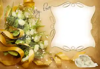 Scrittura sulla cornice: Love