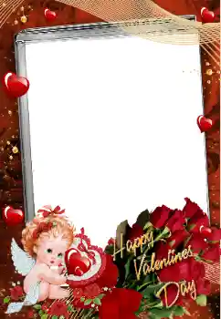 Scrittura sulla cornice: Auguri di S. Valentino Scrittura sulla cornice: Auguri di S. Valentino