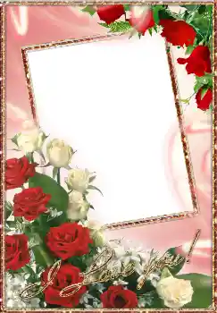 Scrittura sulla cornice: I love you! Scrittura sulla cornice: I love you!