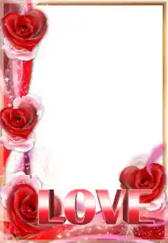 Scrittura sulla cornice: Love