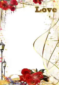 Scrittura sulla cornice: Love