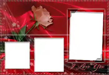 Scrittura sulla cornice: I love you Scrittura sulla cornice: I love you