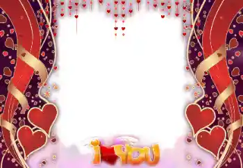 Scrittura sulla cornice: I love you Scrittura sulla cornice: I love you