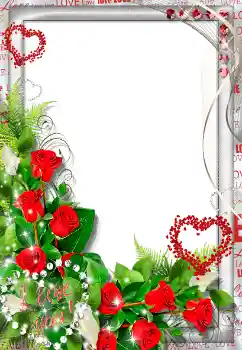 Scrittura sulla cornice: I love you!