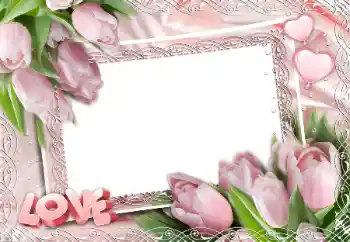 Scrittura sulla cornice: Love