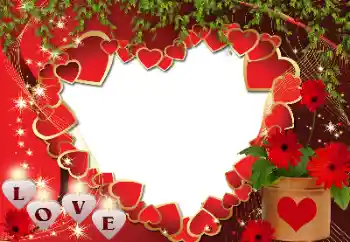 Scrittura sulla cornice: Love