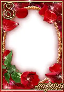 Foto-effetti della categoria Cartoline per l'8 Marzo № 4670. Scrittura sulla cornice: 8 Marzo