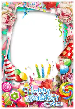 Foto-effetti della categoria Cartoline per il Compleanno № 158471. Scrittura sulla cornice: Buon Compleanno!