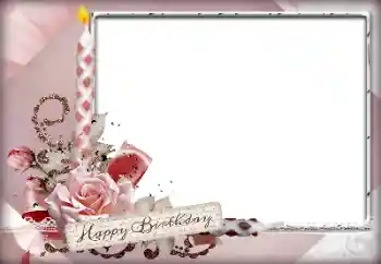 Foto-effetti della categoria Cartoline per il Compleanno № 195260. Scrittura sulla cornice: Buon Compleanno!