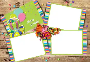 Foto-effetti della categoria Cartoline per il Compleanno № 205764. Scrittura sulla cornice: Happy Birthday!