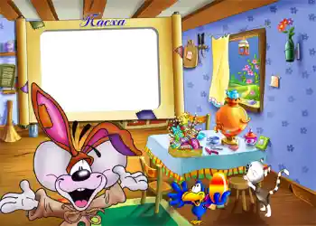 Foto-effetti della categoria Cartoline per Pasqua № 951. Scrittura sulla cornice: Пасха.