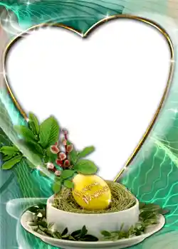 Foto-effetti della categoria Cartoline per Pasqua № 970. Scrittura sulla cornice: Христос Воскрес!