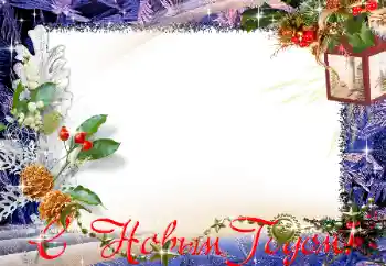 Scrittura sulla cornice: Felice Anno Nuovo