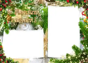 Scrittura sulla cornice: Felice Anno Nuovo