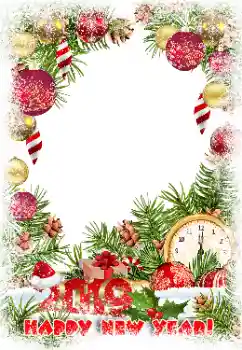 Scrittura sulla cornice: Felice Anno Nuovo