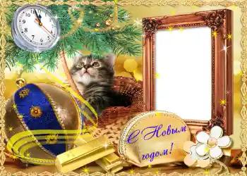 Scrittura sulla cornice: Felice Anno Nuovo