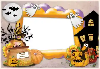 Foto-effetti della categoria Feste varie № 124301. Scrittura sulla cornice: Happy Halloween